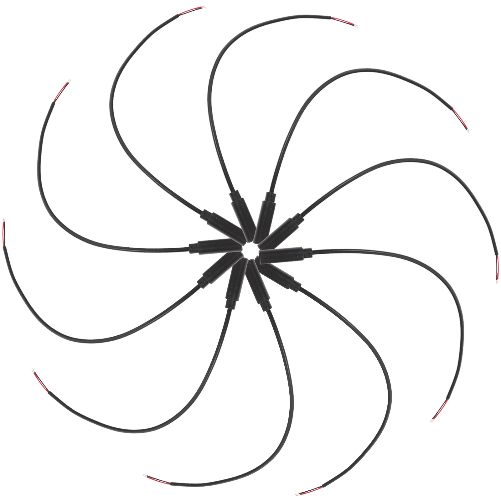 

10 Pcs 3 5mm Female Plug Audio Cable Mono Wire PVC Durable Headphone Jack Connector Bare Repair Phone Mp3 Gaming Device