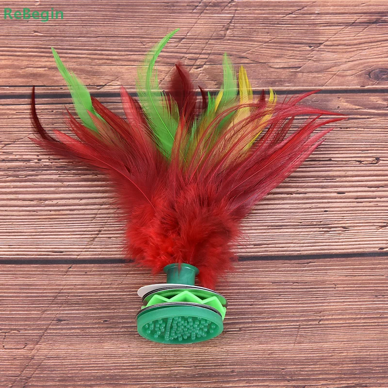 Colorful Feather Shuttlecock China Jianzi Foot Kick Fitness Entertainment