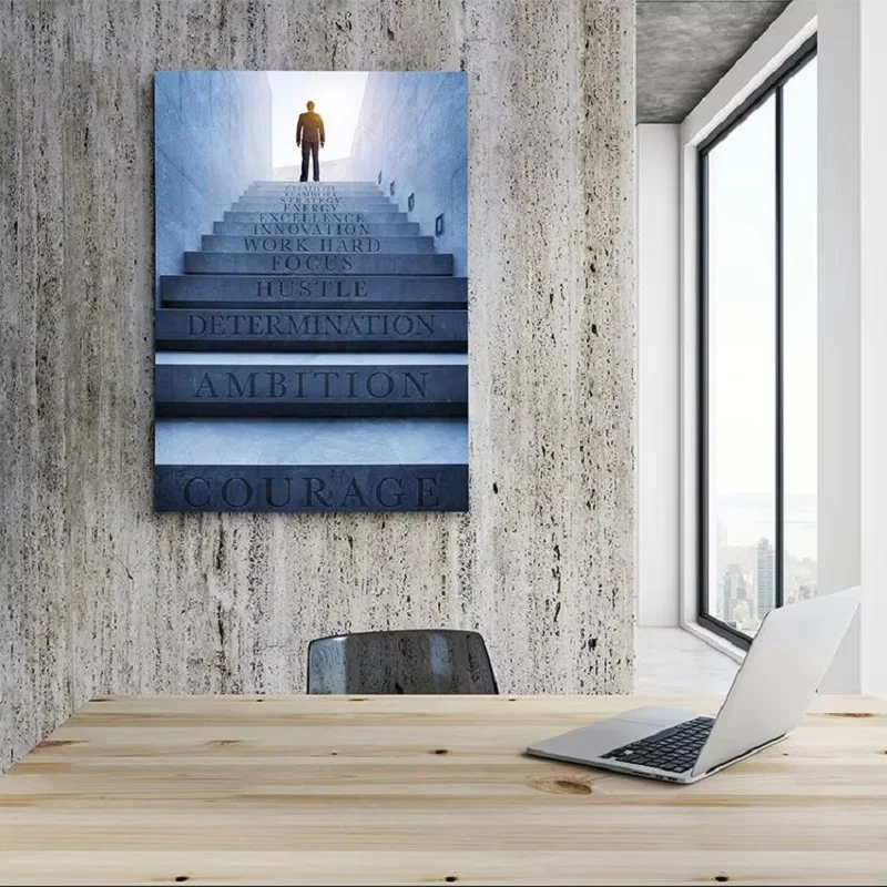 Modern Motivational Posters Prints Walk of Money Canvas Wall Art Inspirational Wall Pictures Canvas Painting For Home Decor