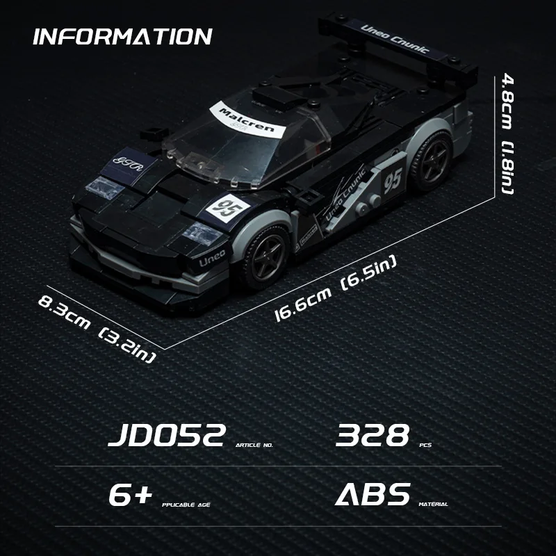 ألعاب تجميع ألغاز ثلاثية الأبعاد، زينة رائعة لسيارة رياضية/نموذج سباق فائق، هدية ألعاب تجميع يدوية الصنع، XT92 #5