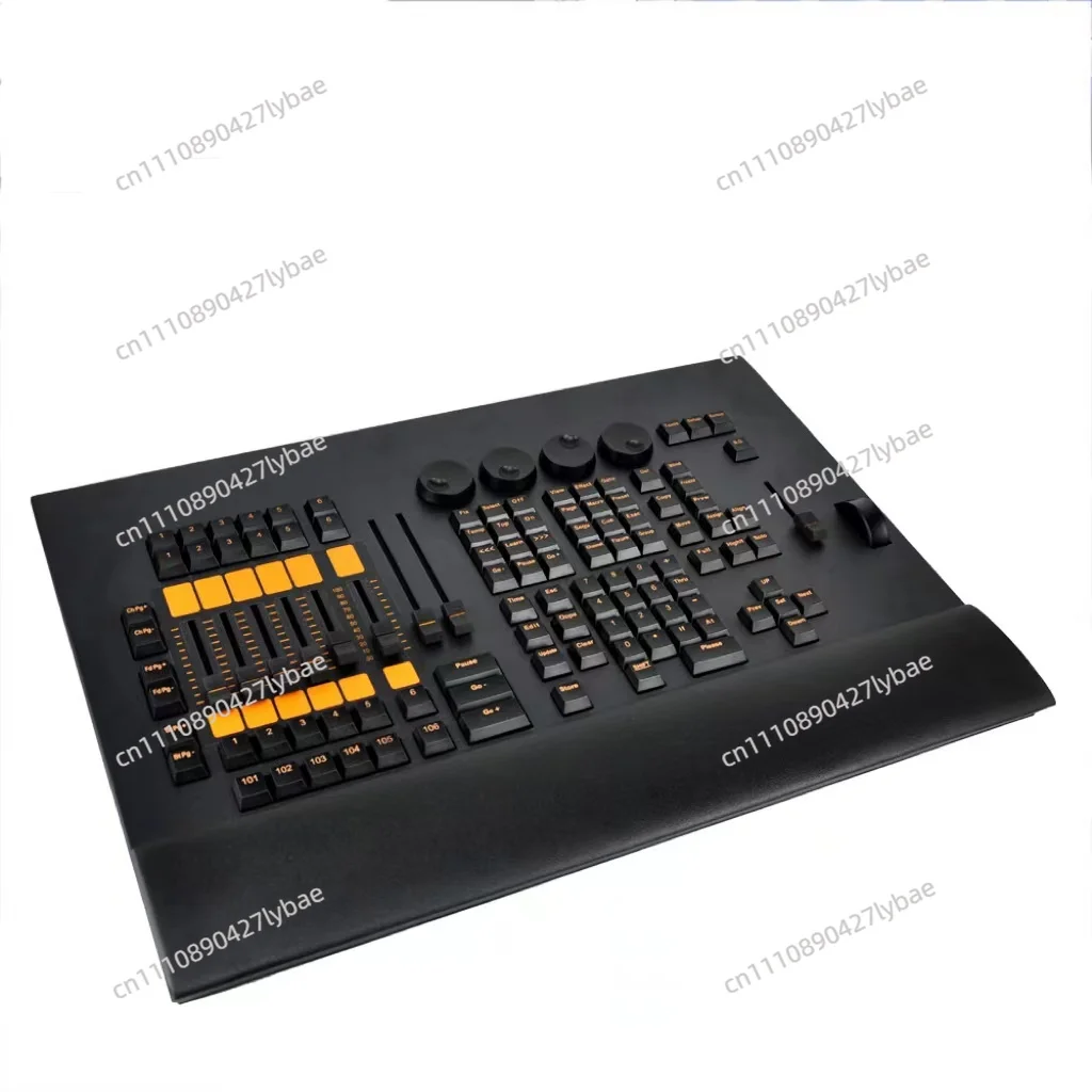 Grand     DMX Lighting Console Black Horse Command Wing PC Controller with Flight Case for Stage & DJ