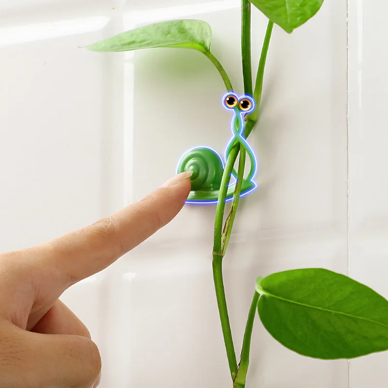 

10pcs Snail Shape Plant Grafting Clips Vegetables Tied Flowers Holder Hooks Branch Holding Vine Fixation Plant Support Garden