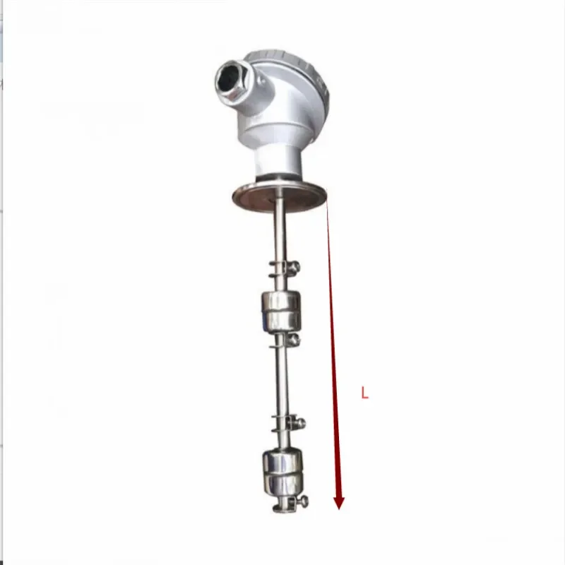 L150-450MM Double Floating Ball Stainless Steel Level Automatic Control Switch water sensor With 50.5mm chuck