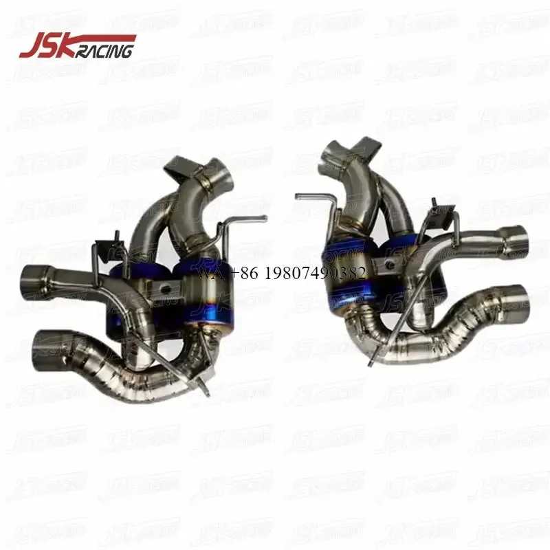 Wmwmnu Titanium Alloy Exhaust Muffler Pipe Tips for 2013-2015 F12 Berlinetta Car Tailpipe Modification Accessories