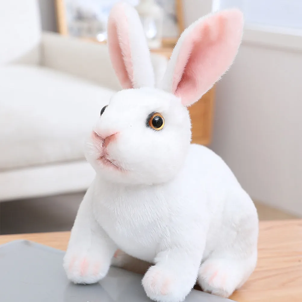 

Cute Stuffed Animal Rabbits Girls Toys Realistic for Children Bunny Animals Small