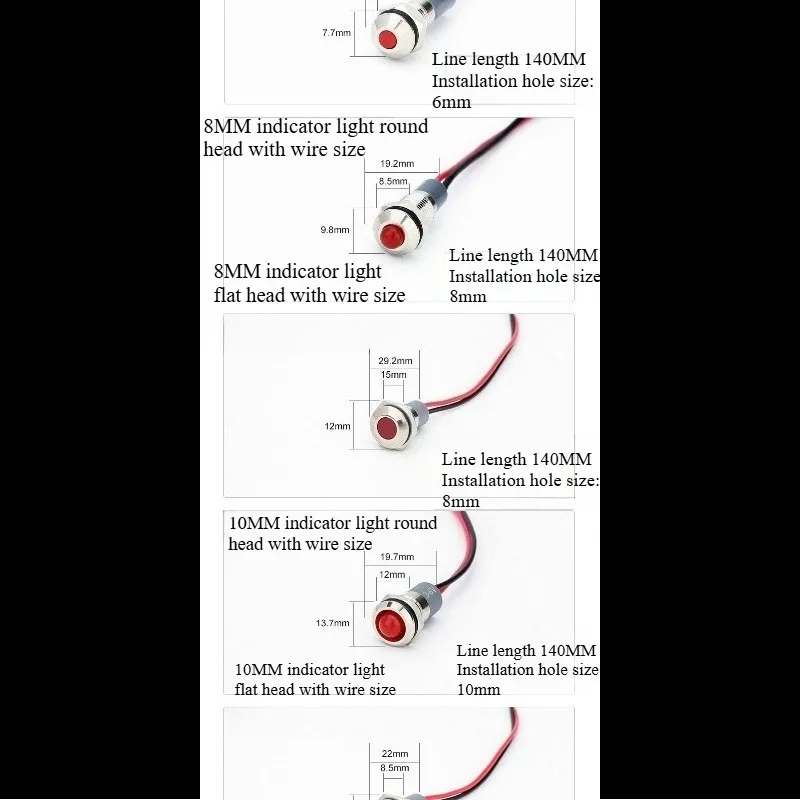Светодиодный-металлический-индикатор-сигнализатор-6мм-8мм-10мм-12мм-14мм-16мм-19мм-1-шт-3В-5В-12В-24В-110В-220В-водонепроницаемый-ip67
