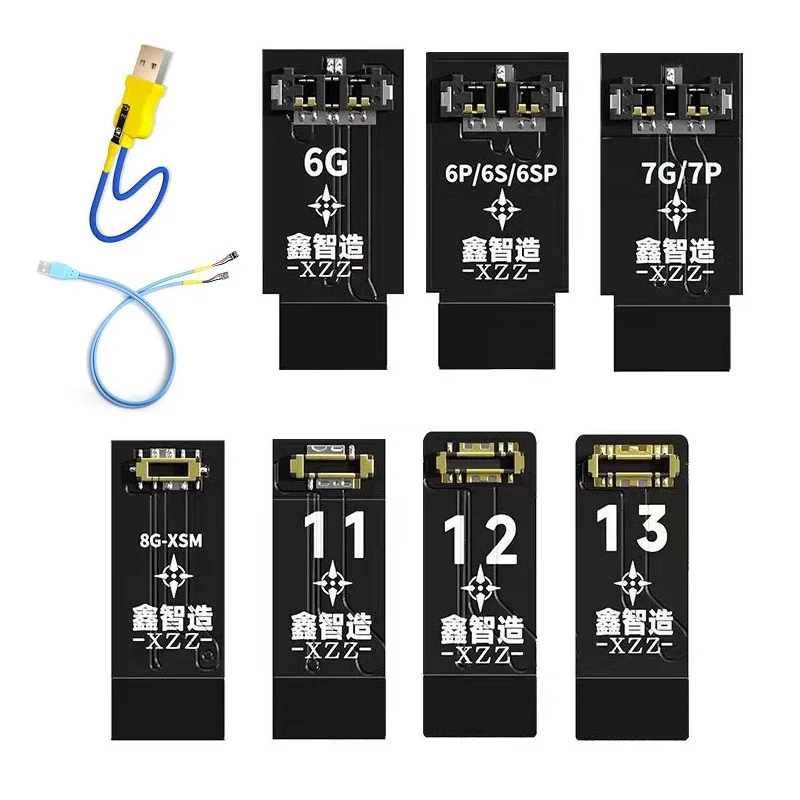 7 Color Molde XZZ Made Power Socket Heat Shrink Tube DC Supply Connector For iPhone 6 6S 7 8 X 11 12 13 Pro Max Booting Testing