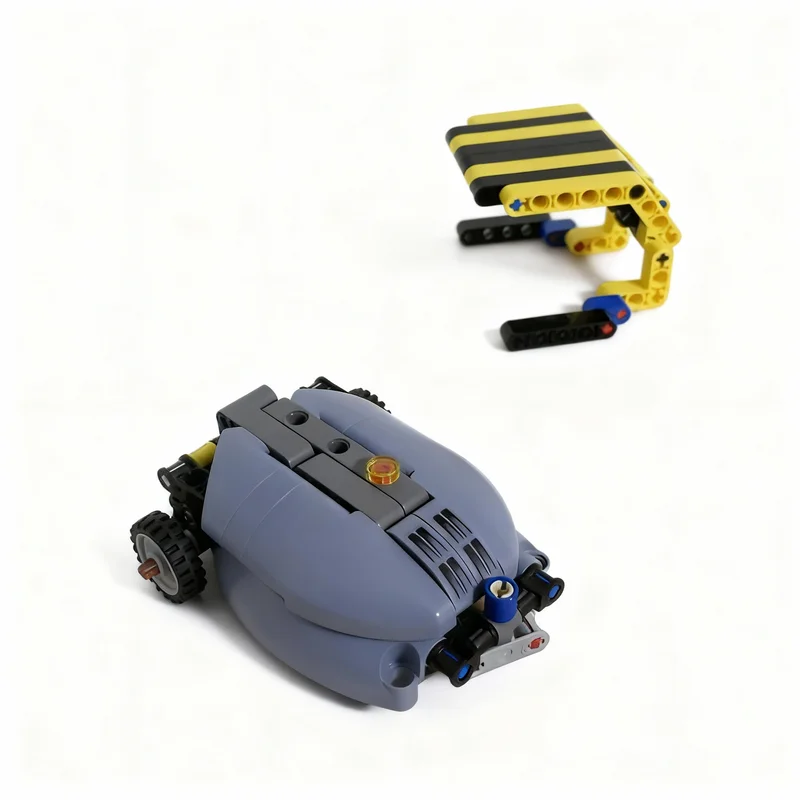 193 個 MOC ロボット芝刈り機テクニカルモデルビルディングブロック建設クリスマスギフトアイデアクリエイティブおもちゃ教育レンガ