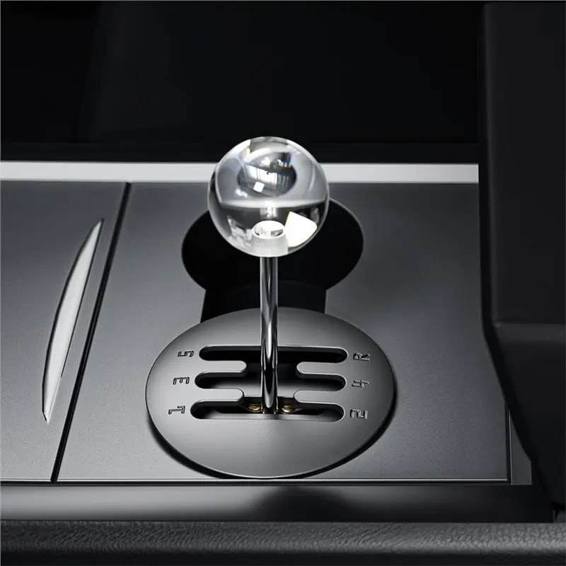 Zabawny manuálny dźwignia zmiany biegów, akcesoria do Tesla Model 3 Model Y, uchwyt na kubek z dźwignią zmiany biegów, kreatywny dźwignia zmiany biegów typu fidget