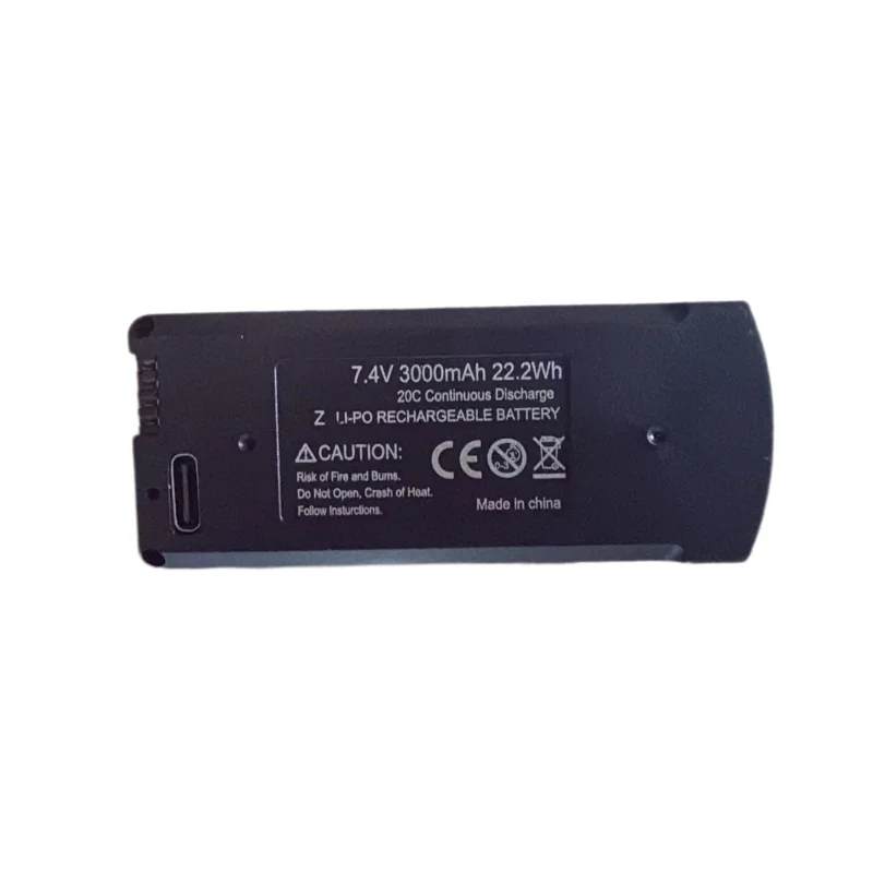 GPS V198 7.4V 3000mAh Battery RC Four Sided Aircraft V168 PRO MAX 3.7V 2000mAh Drone Backup Battery with Charging Accessories