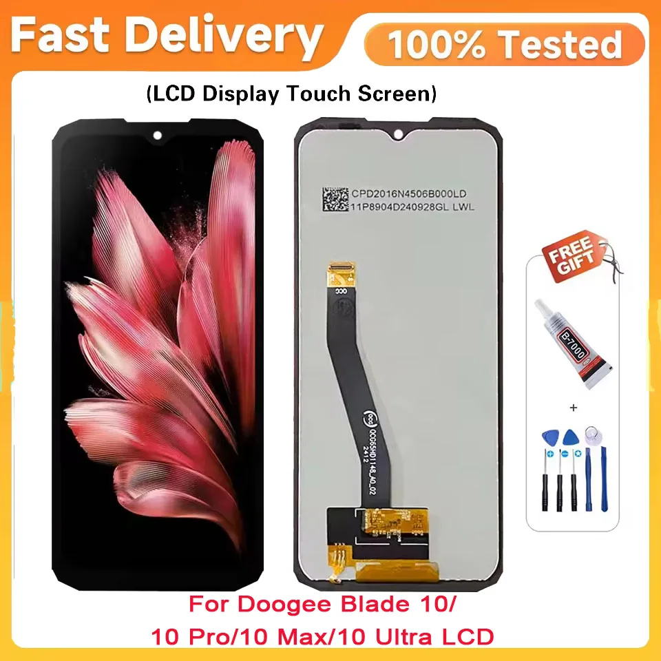 Replacement Original For Doogee Blade 10 Pro Blade10 Blade 10 ULTRA BLADE 10 MAX LCD Dispaly Screen Touch Digitizer Sensor Glass