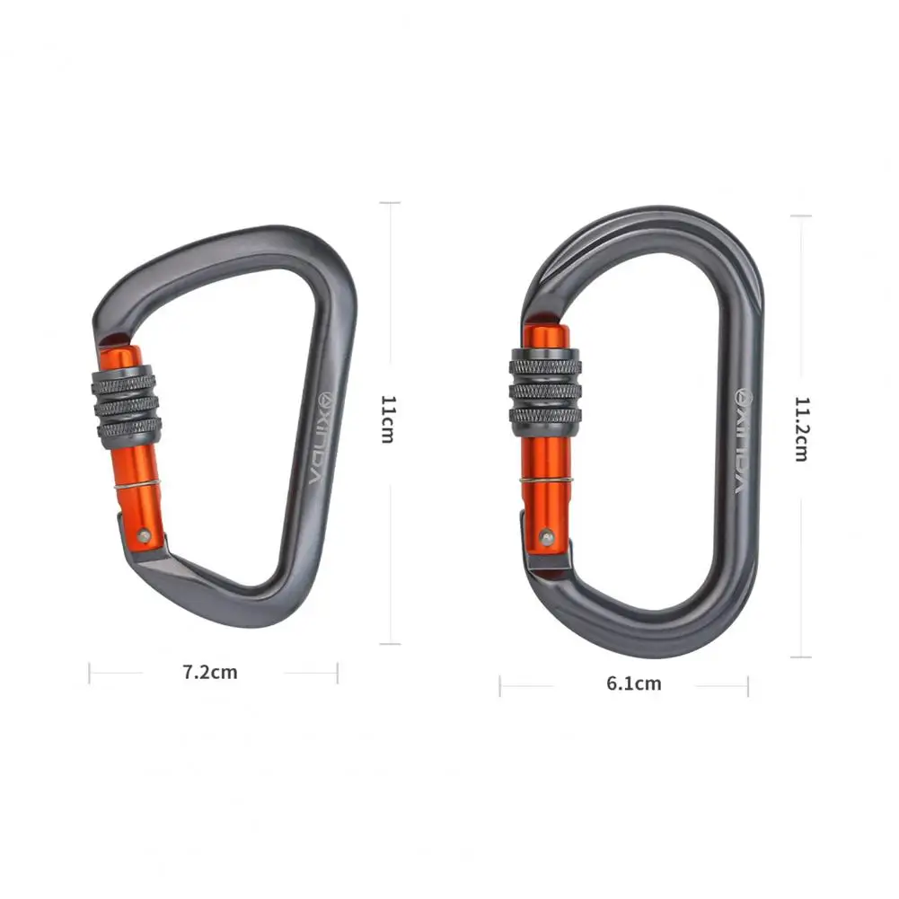 Practical Climbing Clip Smooth Surface Anti-corrosion Climbing Equipment Rock Climbing Carabiner Clips