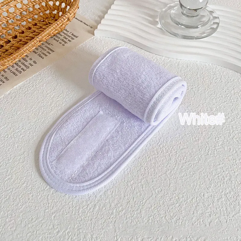 Stirnbänder zum Wickeln für Make-up, Hautpflege, Duschen, 30 Stück, Logo anpassbar, verstellbare Schal-Stirnbänder für modische Damen und Herren – Detail 22