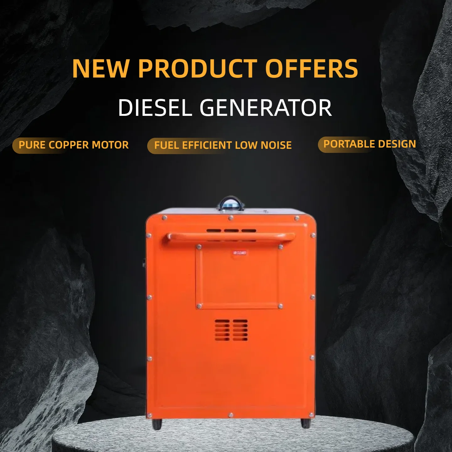 

Electric Generator for Home Emergency Power Supply Suitable for Household Electricity Ready-to-use Customizable Genset 24v Set