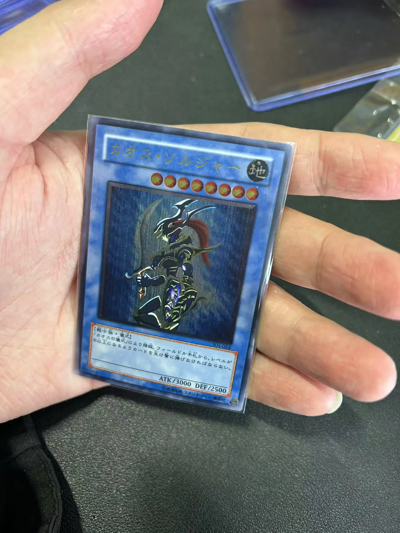 Yu Gi Oh Ultimate Rare/UTR OCG Black Luster Soldier(304-054) Japanese Collection customize Game Card (Not Original card)