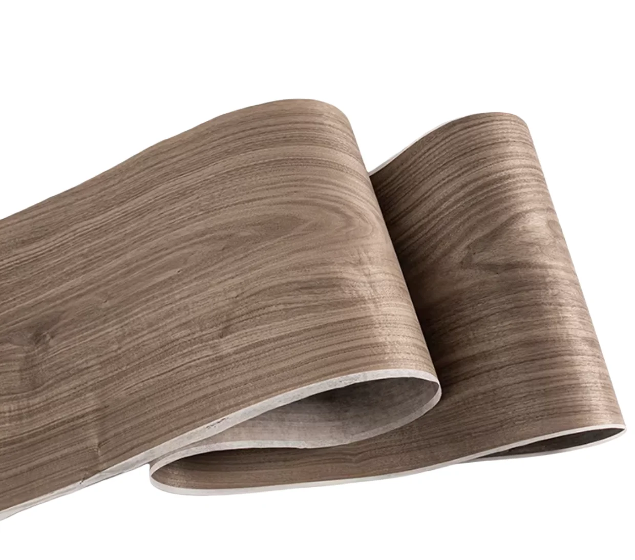 

0.5MM Width:33CM Backing Non-woven Fabric Natural Width Black Walnut Figured Wood Veneer Furniture Decoration Veneer