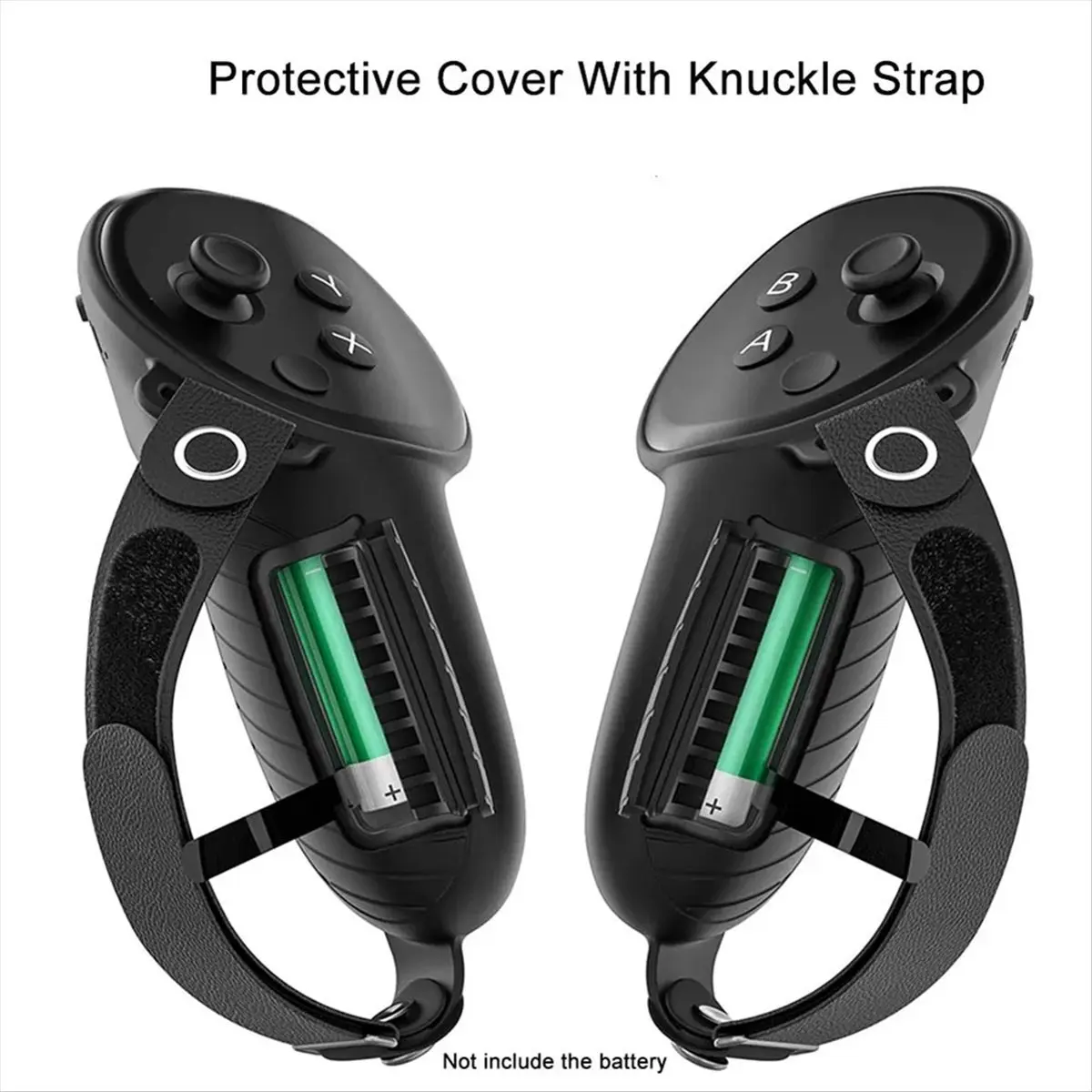 جديد! لـ Meta Quest 3 غطاء حماية بمقبض وحدة التحكم من السيليكون مع ملحقات VR بحزام المفصل #1