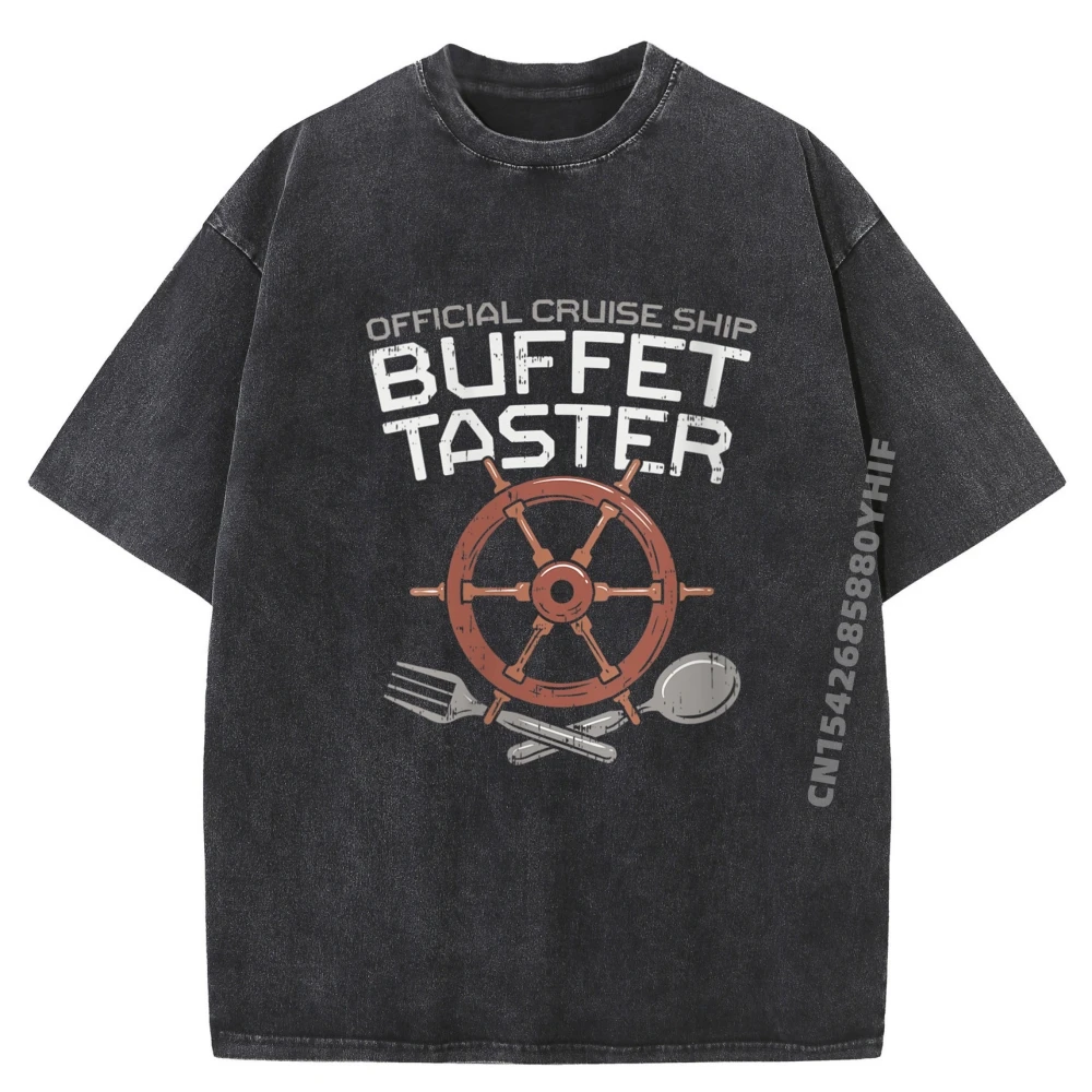 

Официальный круизный корабль Buffet Taster, мужские футболки, роскошная футболка, мужская хлопковая удобная стираная одежда