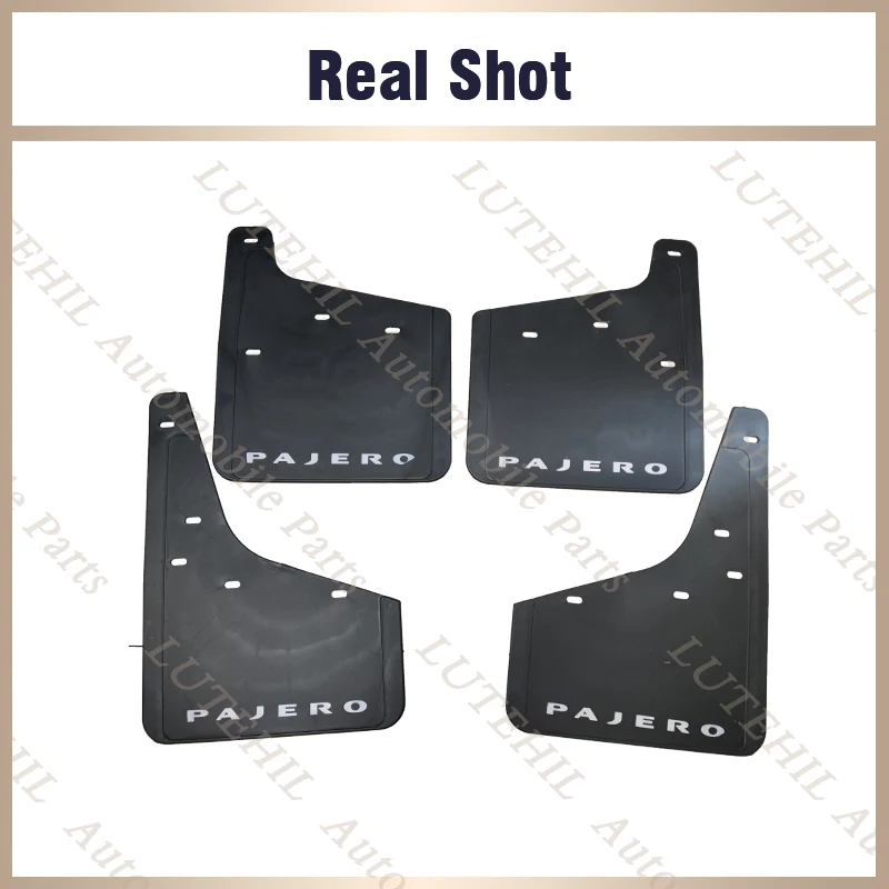 For Mitsubishi Pajero Montero 2007-2021 2008 2009 2010 Car Front & Rear Mud Fender Flaps Splash Guards Mudflaps Mudguard 4PCS