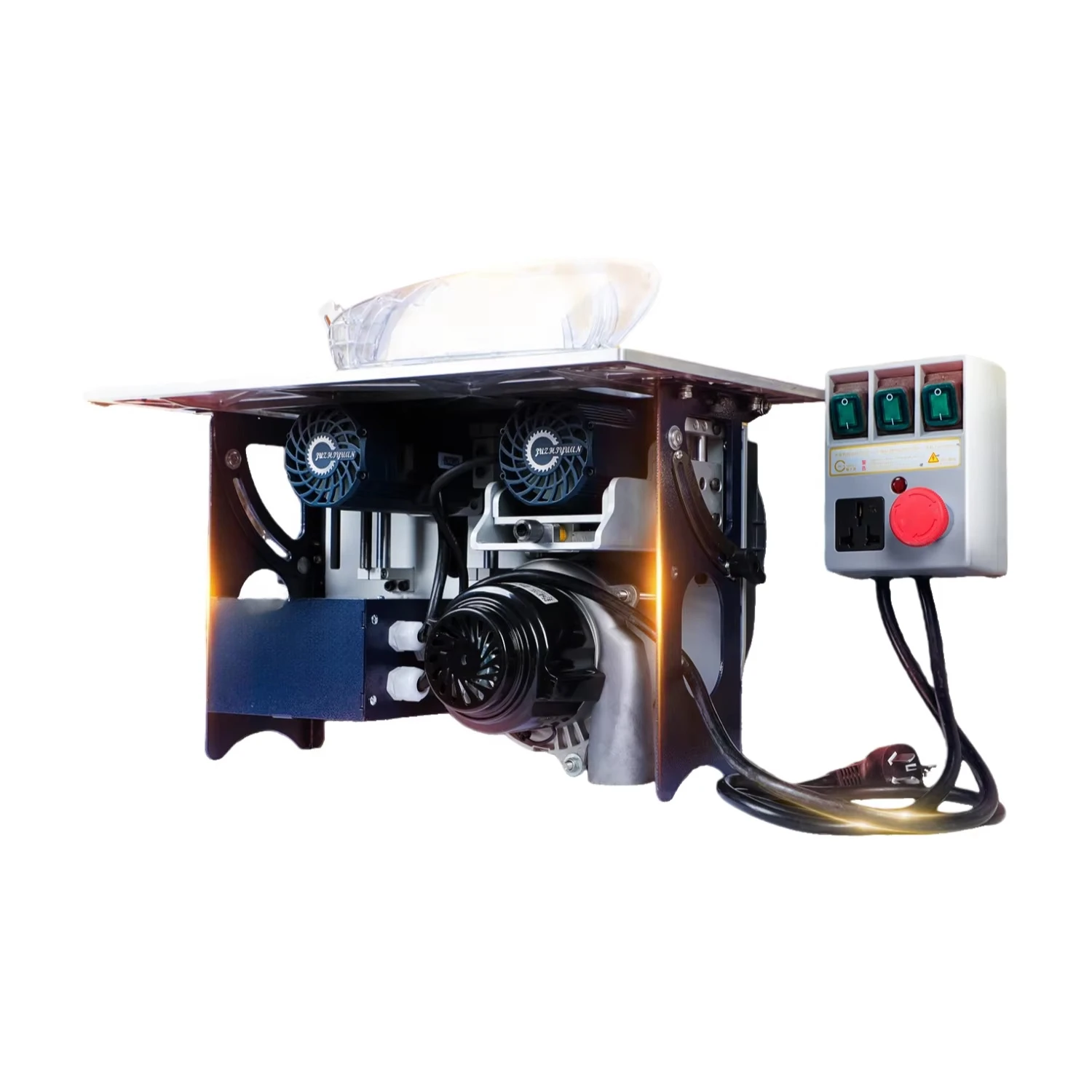 Factory Price High Precision One-Touch Fine Adjustment Brushless Dual-Saw Sawing Machine Wood Cutting Sliding Table Saw