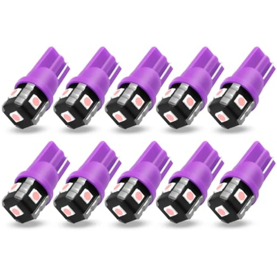 194 LED Light Bulb 168 2825 W5W T10 Wedge 5-SMD 3030 Chipsets LED Replacement Bulbs for Car Interior Dome Map Door Courtesy Par