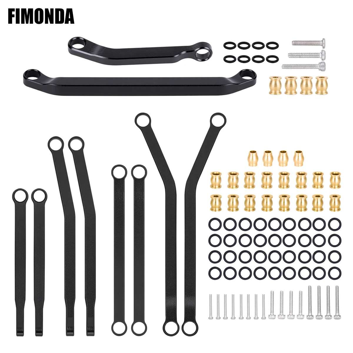 1/30 Axial SCX30 Aluminum Linkage Set – Full Car Conversion Kit for Bronco, K10, Wrangler