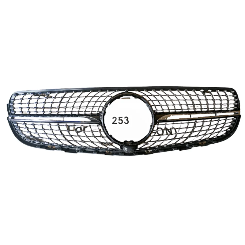 

Modification 2018 GLC Sedan Front Grille Base Plastic Bumper Grille for Mercedes Benz GLC Class 253 Starry Sky Style-New Conditi