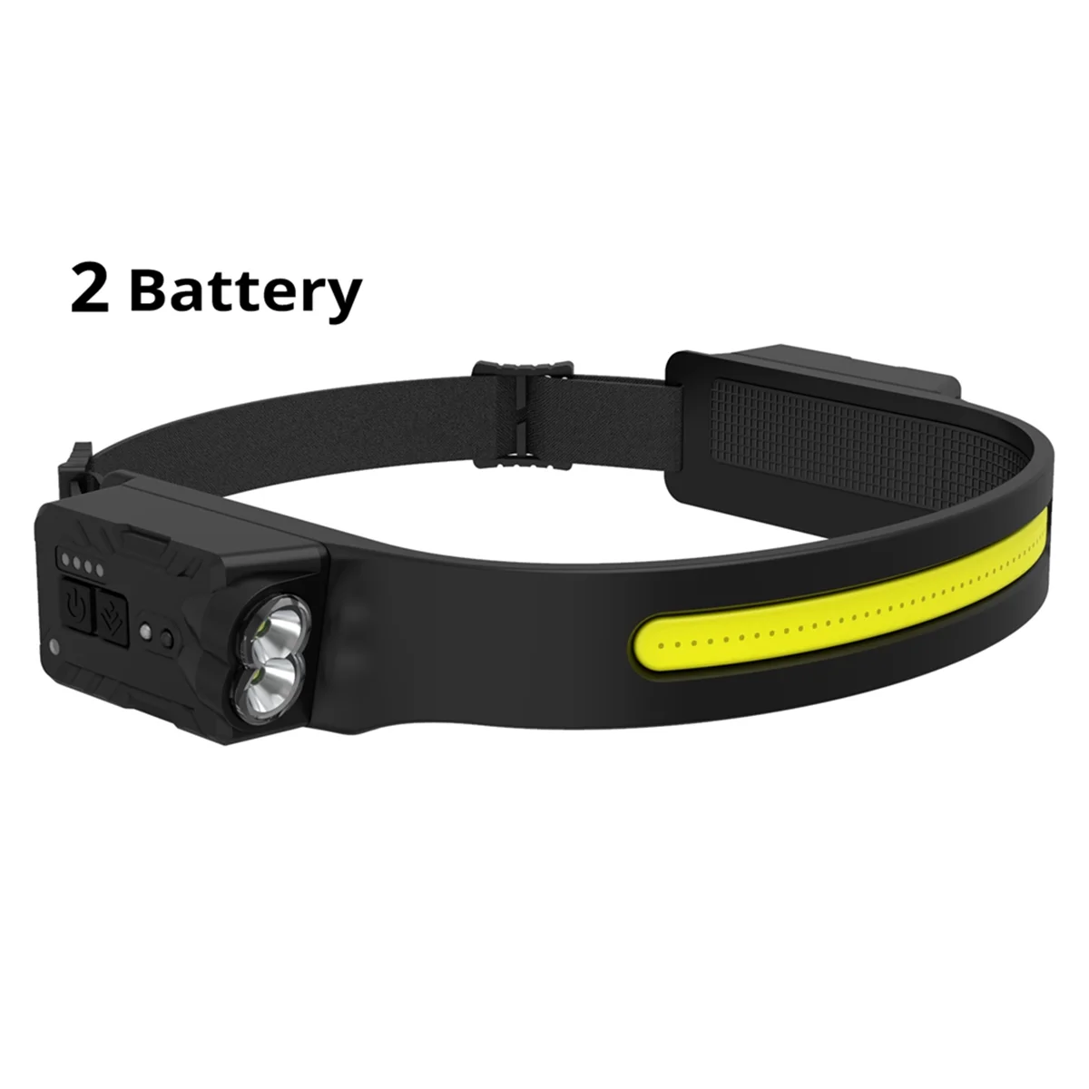 A79I COB LEDHeadlamp Induction HeadLamp BuiltinBattery Rechargeable HeadFlashlight for Outdoor Camping Fishing Sensor Light,B