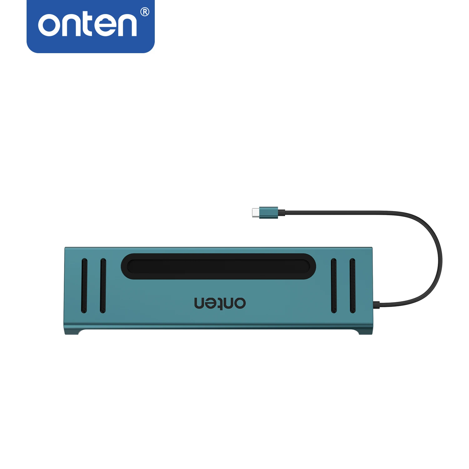 ONTEN OTN-9199 Tpye-C Multi-Function Docking Station 12 in 1 type-c to multi-functional  docking station, 4K@30hz, USB3.0*4+TF