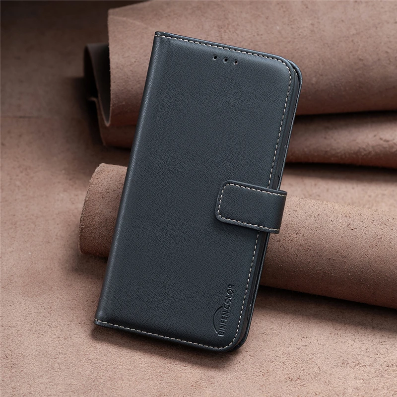 Leather Case For Infinix GT 20 Pro Smart 8 Note 40 Pro Plus 30i Hot 40 4G 2024 Zero 30 Play NFC VIP X6528B Flip Wallet Book Case image 5