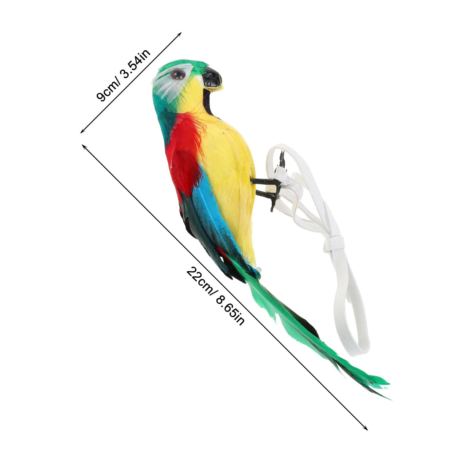 2개입 할로윈 해적 어깨 앵무새 의상 액세서리 사실적인 가벼운 코스프레 파티 소품 어린이 및 성인용