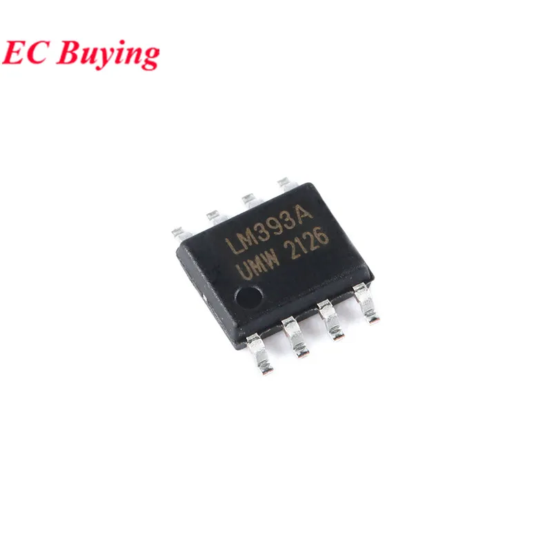 10pcs/5pcs LM393 SOP8 LM393DR LM393ADR 393 SOP-8 Low Power Consumption Low Offset Voltage Dual Comparator Chip IC