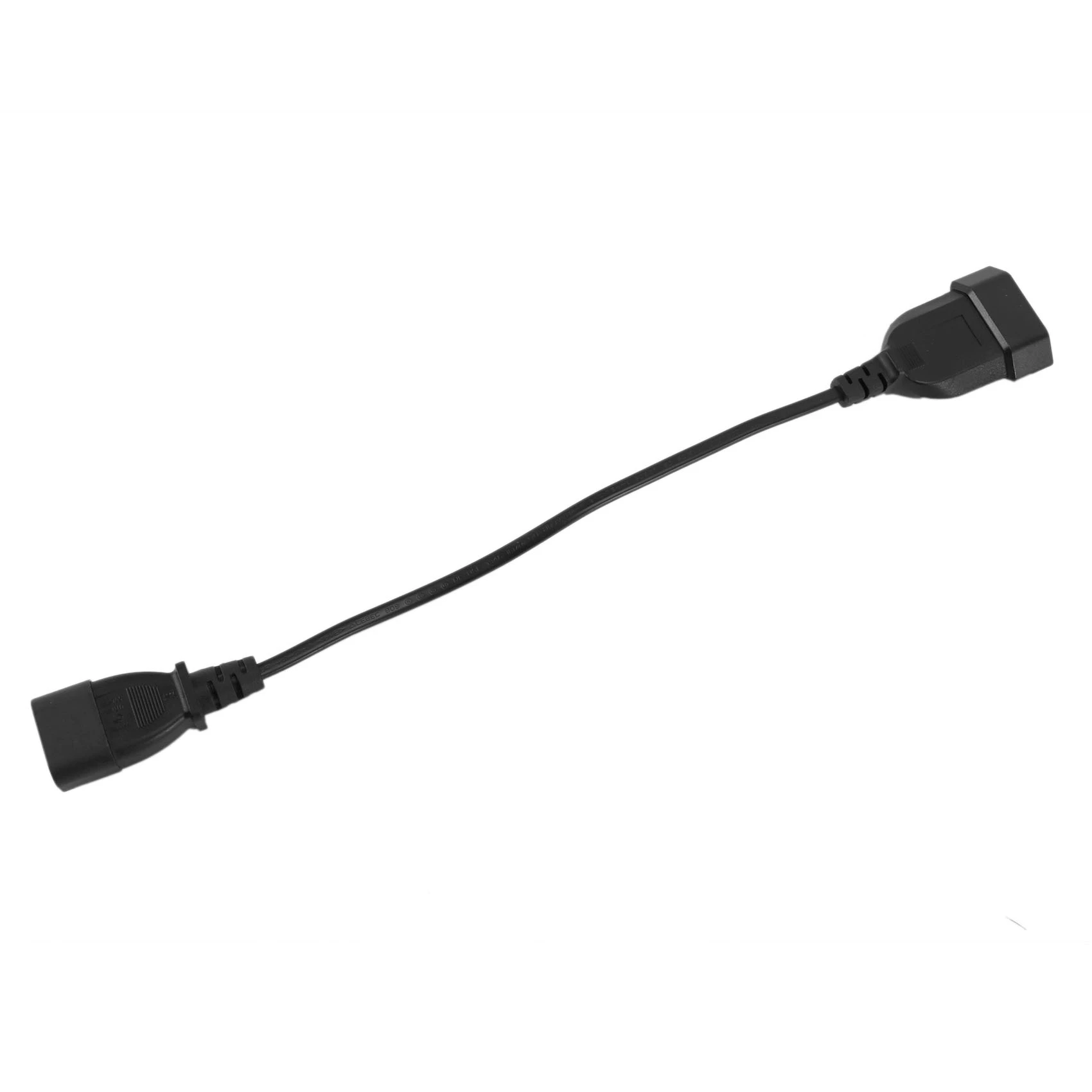 Power Adapter Cord , IEC 320 C14 Male Plug to European CEE 7/16 2Pin Female Power Cable for UPS