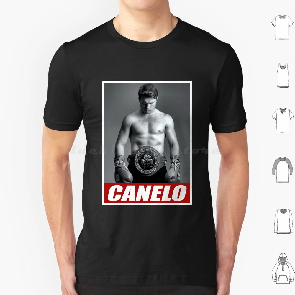 Saul Canelo Alvarez Boxing T Shirt Big Size 100% Cotton Boxing Canelo Saul Alvarez Saul Canelo Alverez Sport Canelo Alvarez