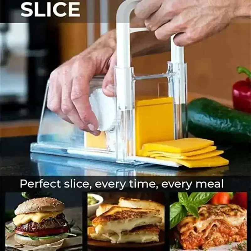 

4 in 1 Cheese Cutter Cheese Slicer Butter Slicer Cheese Graters Cheese Storage Box Cheese Cutting Tools Cheese slicing organizer