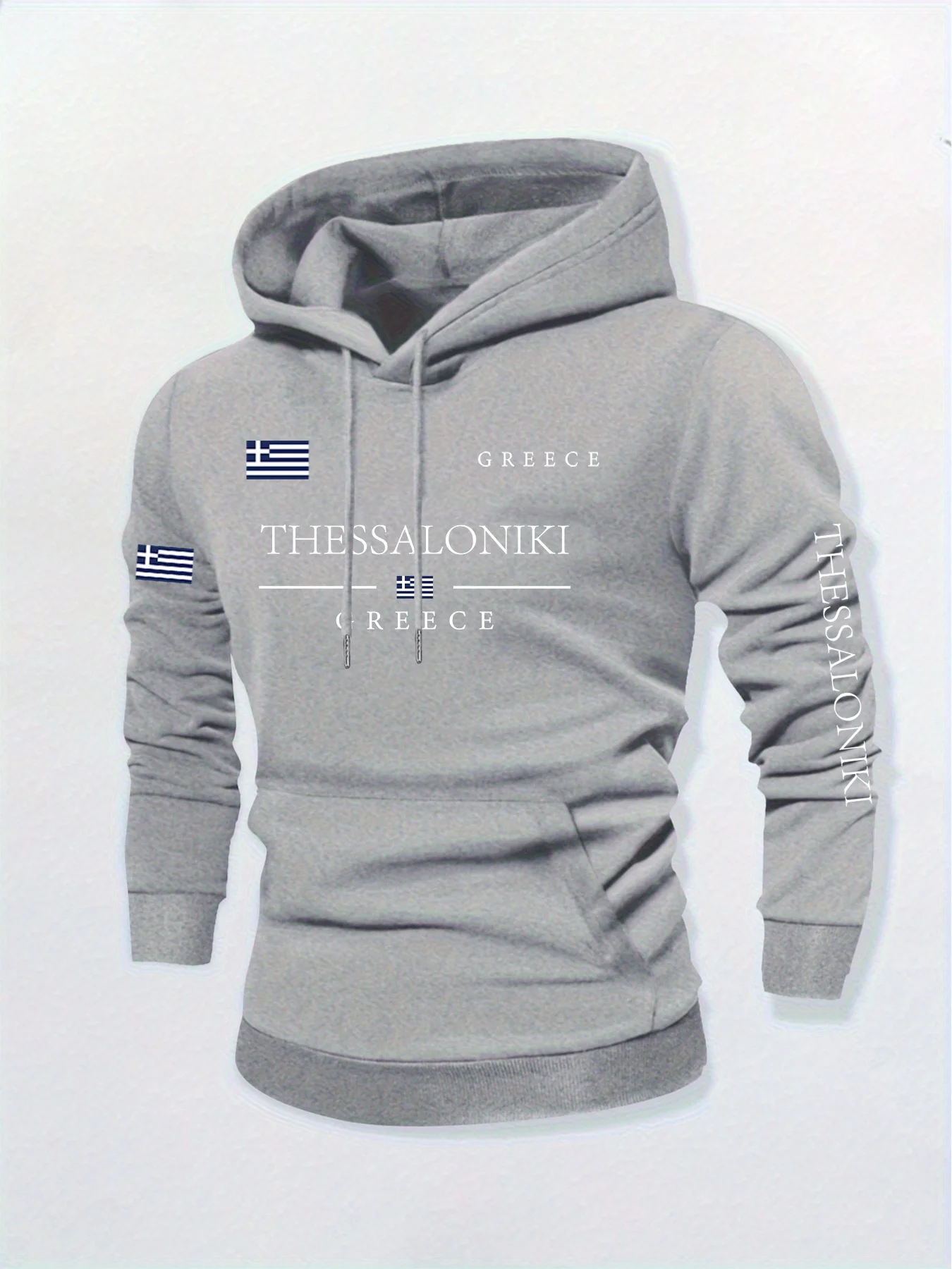 Herensweater met lange mouwen, - Street Fashion Greece recensie en prijs