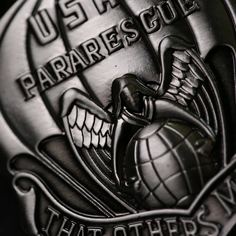 Airforce Rescue Team Beret Cap Badge Metal Pins for Military Enthusiasts Sky Angel Emblem Medal Collection Gift Decoration
