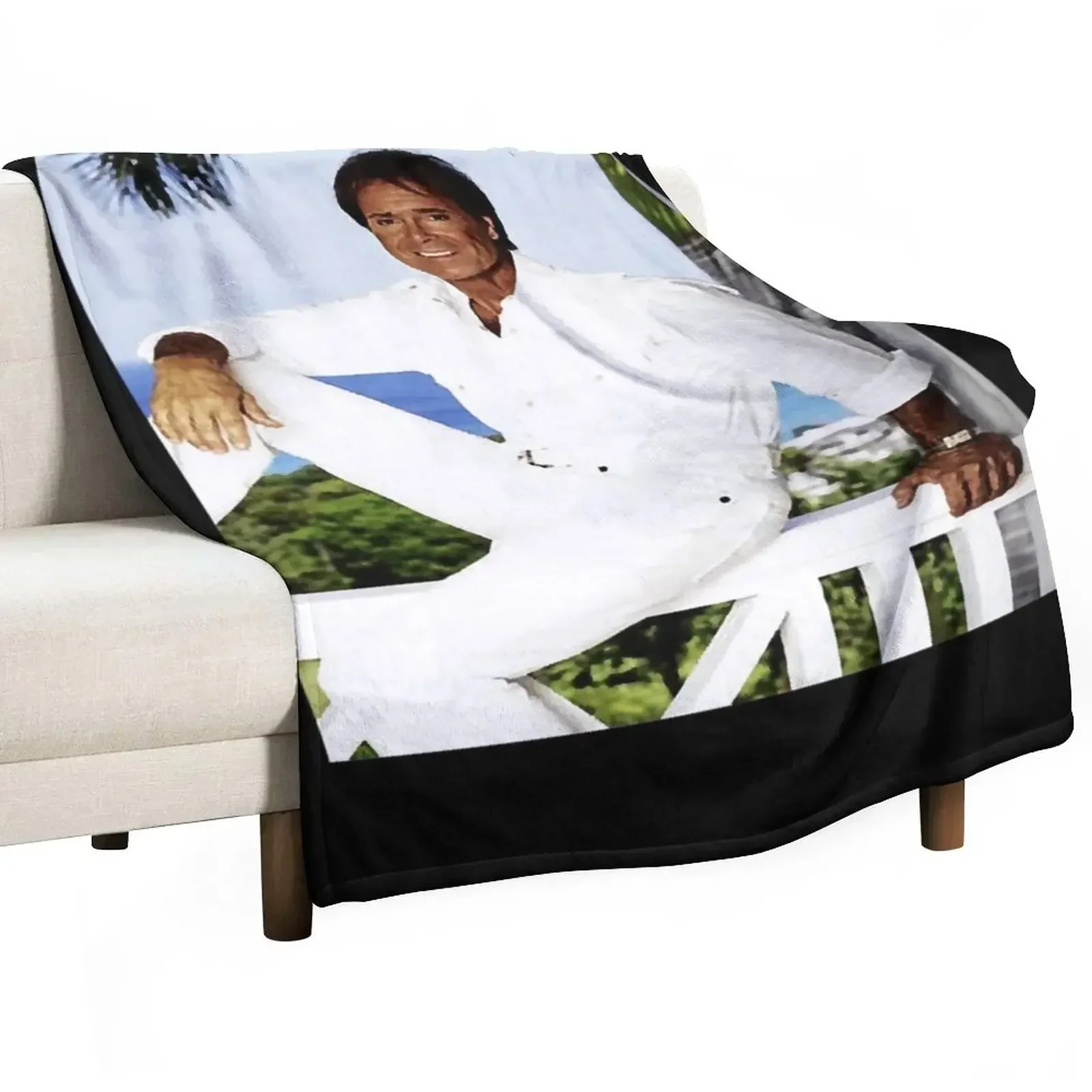 best ofEnglish singer Cliff RichardEssential T-Shirt Throw Blanket Luxury Brand Sofas funny gift Blankets