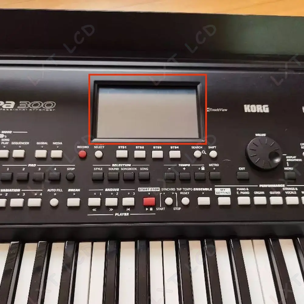 Pantalla LCD Original para Korg PA300 PA600 PA900 LCD pantalla táctil Original para Korg PA300 PA600 PA900 pantalla LCD PA300