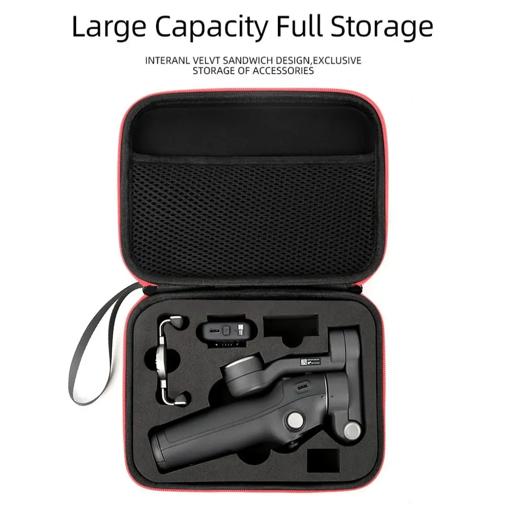 Borsa portaoggetti per stabilizzatore cardanico antigraffio Borsa antiurto resistente alle cadute Nylon impermeabile per DJI Osmo Mobile 7P 7