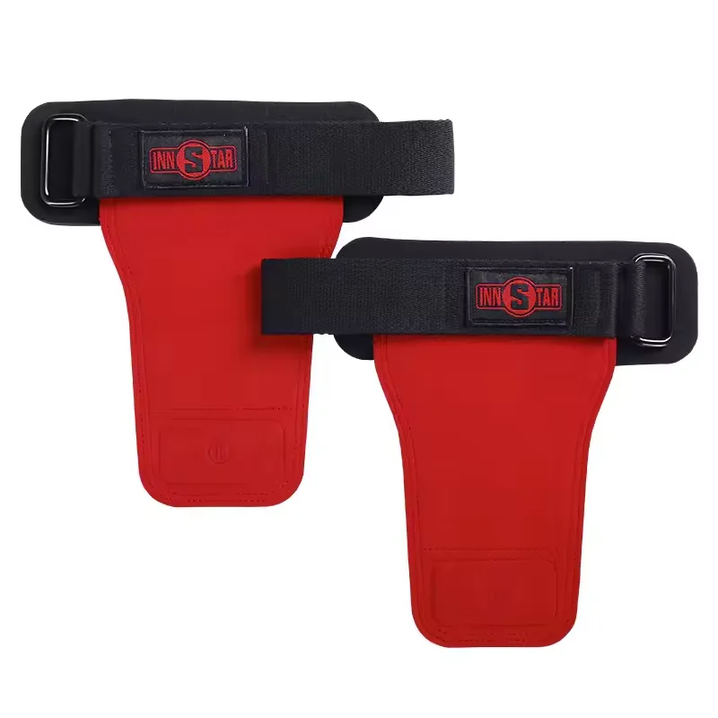 

Red Powerlifting Wrist Wraps Anti Slip Weight Lifting Pad With Wrist Guard