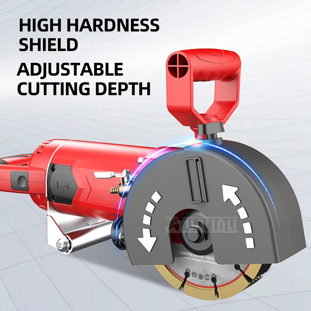 Wall cement floor grooving machine Dust-free wall line cutting machine Concrete slotting machine
