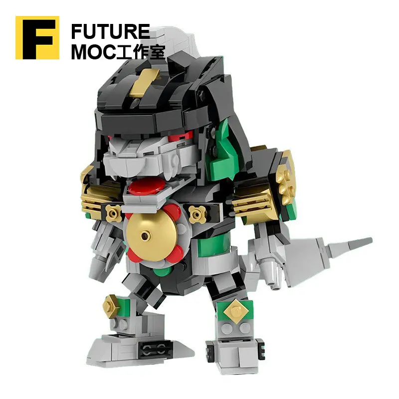 Dragon Lord Movie Action Figures Powered Dinosaur Team Monster Big Beast God Mecha Ranger Combiner Robot Building Blocks Toys
