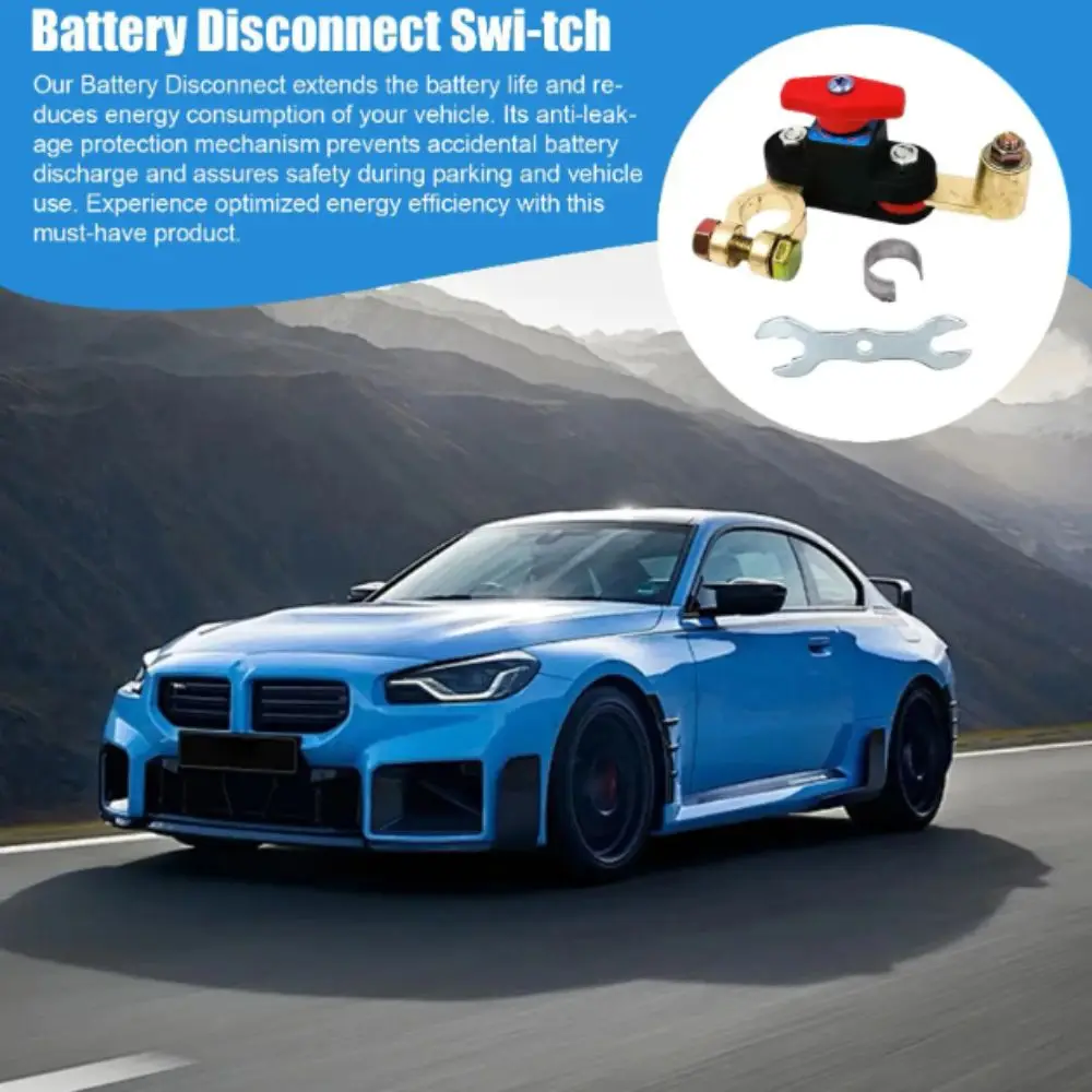 Double-Sided Rotation Battery Disconnect Switch Anti-Power Off Manual Automatic Power Off Switch Leakage Protector