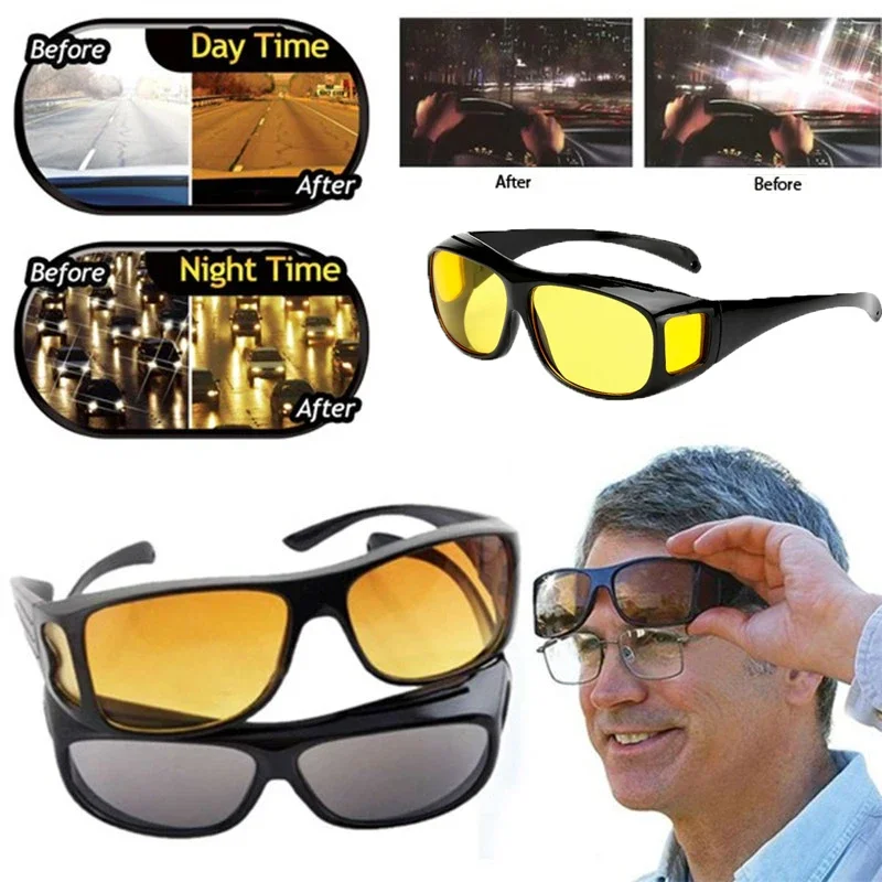 

Car Night Vision Sunglasses Safety Driving Goggles Night Driving Glasses Unisex Sun Glasses UV Protection Driving Sunglasses