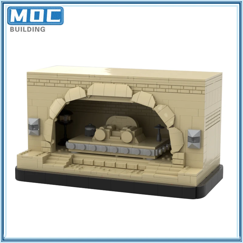 Movie Series Space Wars Galactic Empire Castle Model Throne Diorama DIY  Assembly Building Blocks Children's Toys Gifts