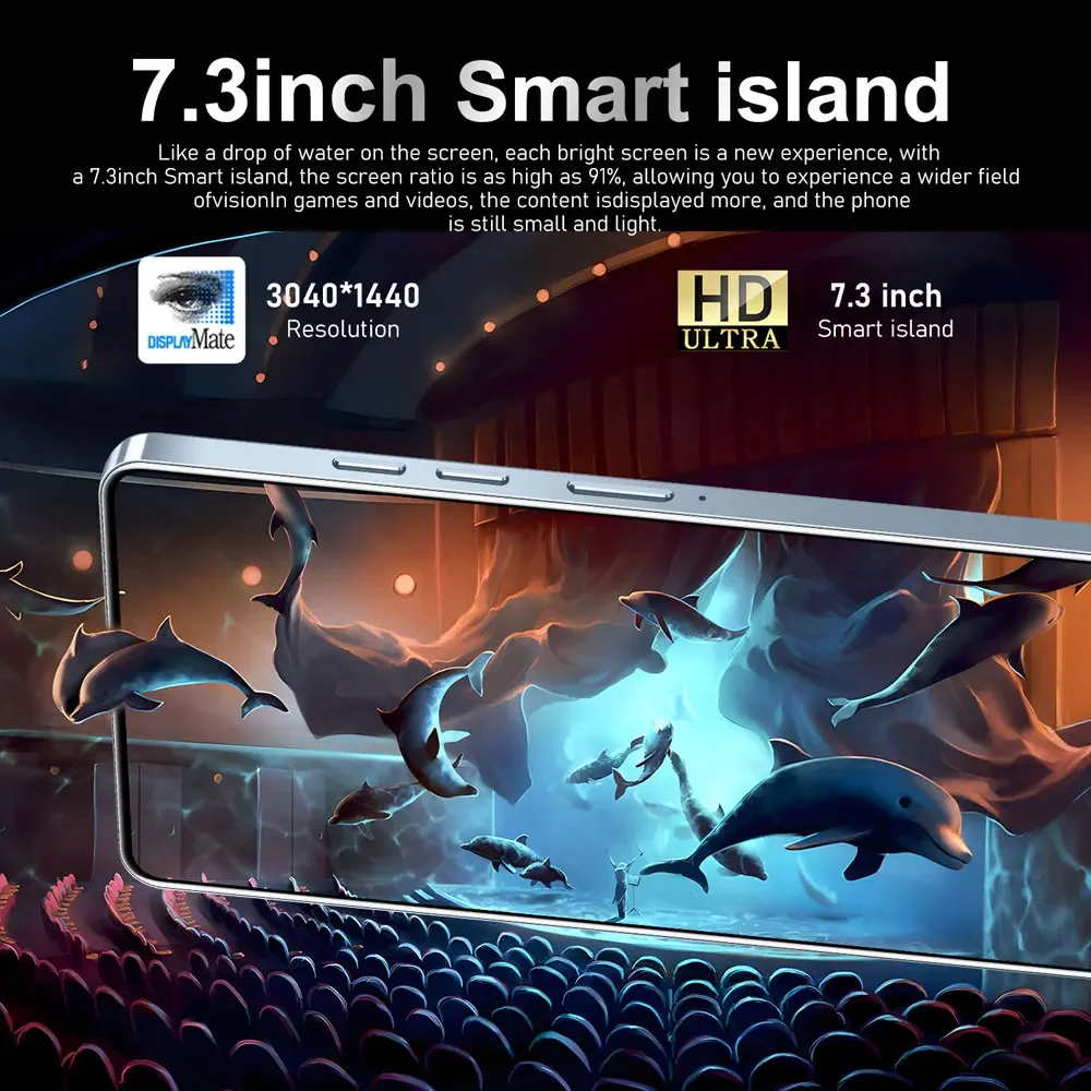 جديد GT10 Pro 7.3HD 16G + 1T 5G هواتف محمولة مزدوجة Sim أندرويد 13 هاتف محمول 108MP 6800mAh نظام تحديد المواقع هاتف محمول ذكي هاتف ذكي أصلي #2