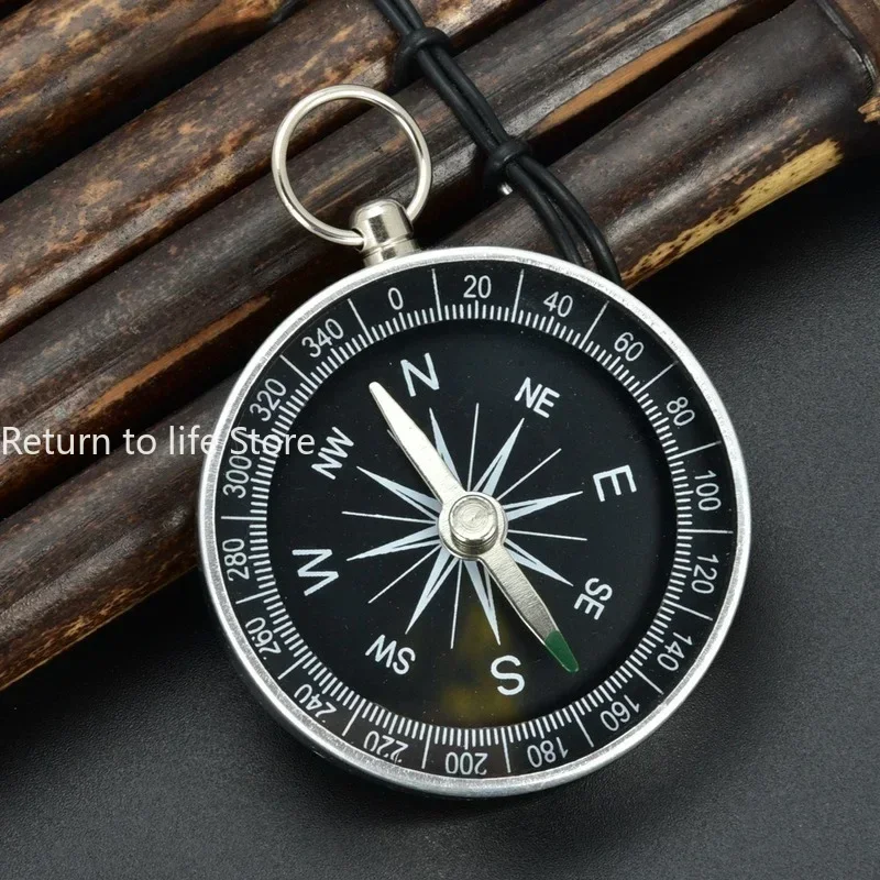 Camping Hiking Compass Navigation Portable Handheld Compass Survival Practical Guider Outdoor Travel Survival Compass Tools