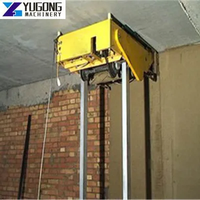 Full-Automatic Cement Lime Plastering Machine Inside and Outside Wall Stucco Machine Wall Wiping Machine Wall Plastering Machine