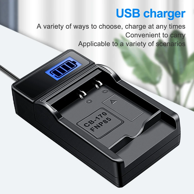 

HQIX for Sony HD-500E 280Z CX1800E 230Z HDV-3800 EHDR-550E 1800E 600X 3700E 6900E Camera CB-170 USB Charger Battery